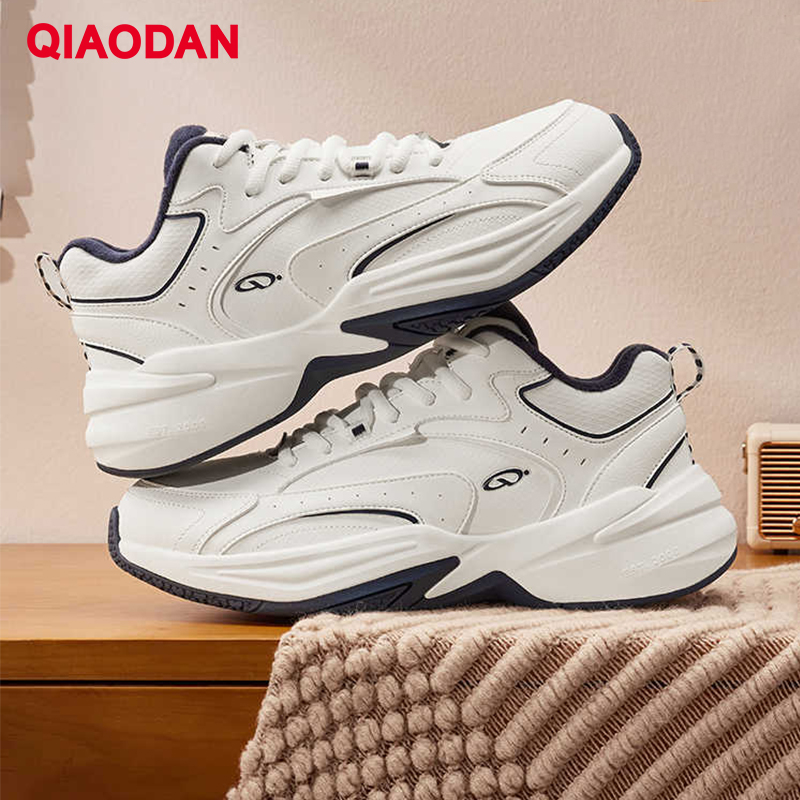 Outdoor Sport Flooring - QIAODAN Fleece-Gefütterte Sportschuhe Winter Warme Wasserdichte