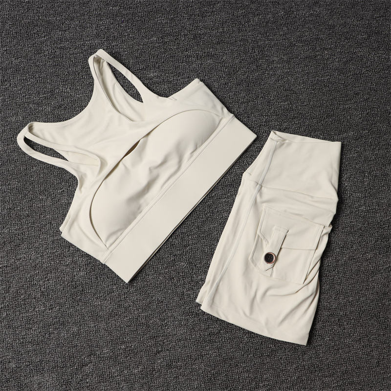 Outdoor Sport Leggings - Fitness Shorts Yoga Sets frauen Trainingsanzug