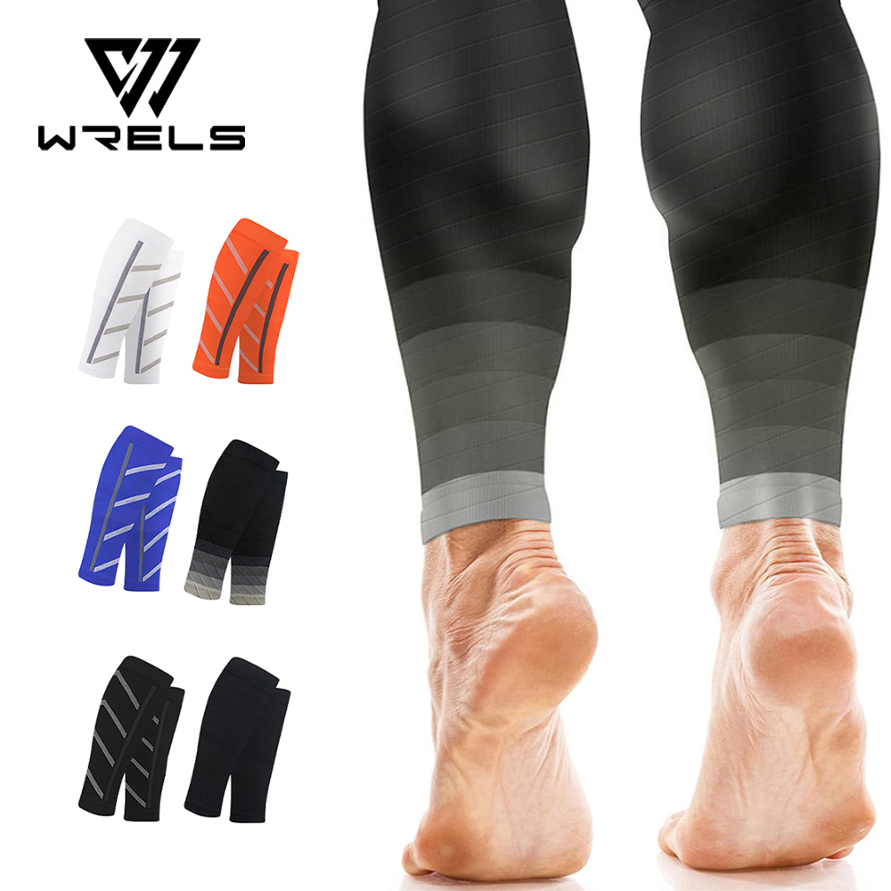 Outdoor Sport Leggings - Kompressions-Sportsocken, Wadenstütze, hilft bei Nachtlauf, Nylon-Leggings,