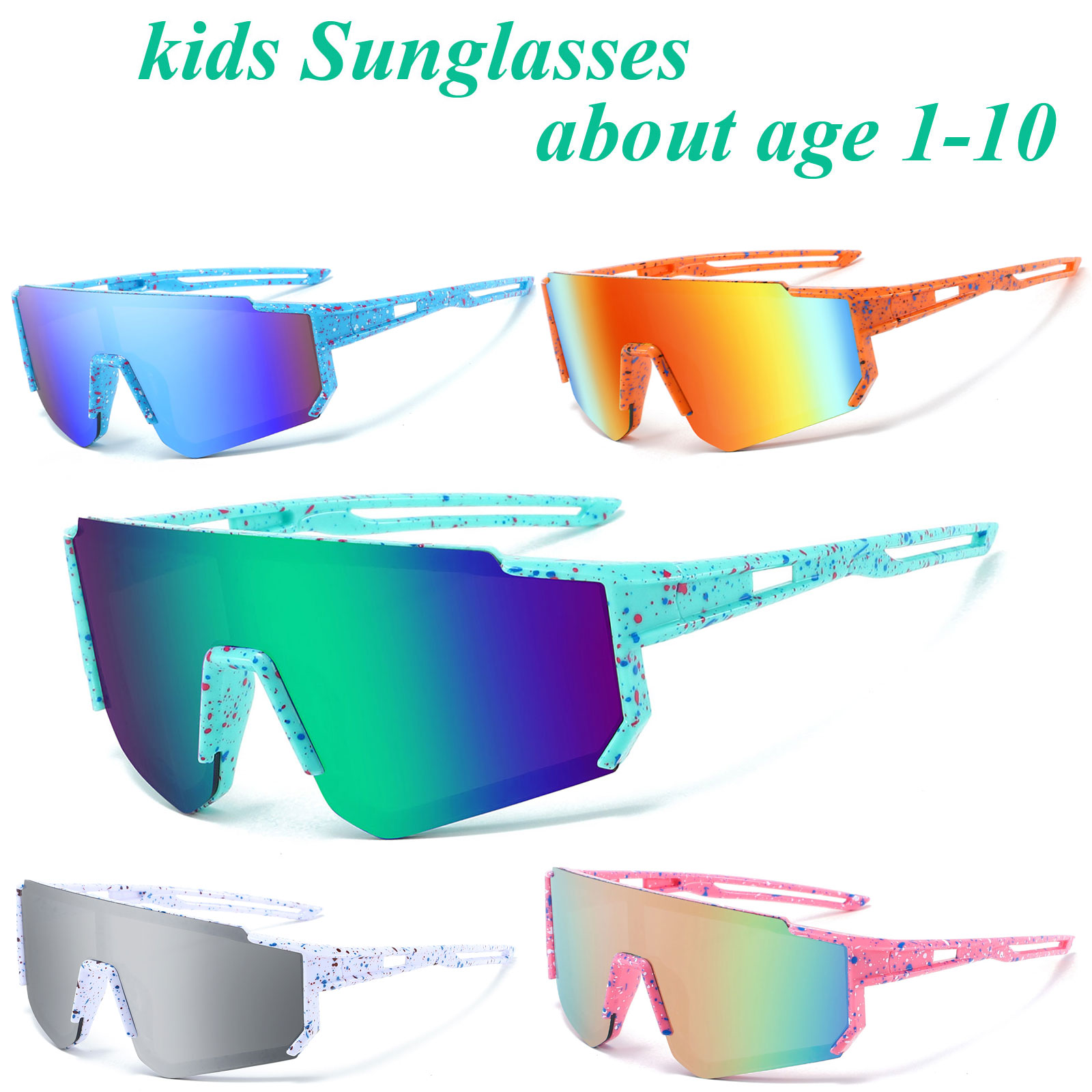 Outdoor Sport Activity - Kinder Sonnenbrille Alter 1-10 Kinder Outdoor