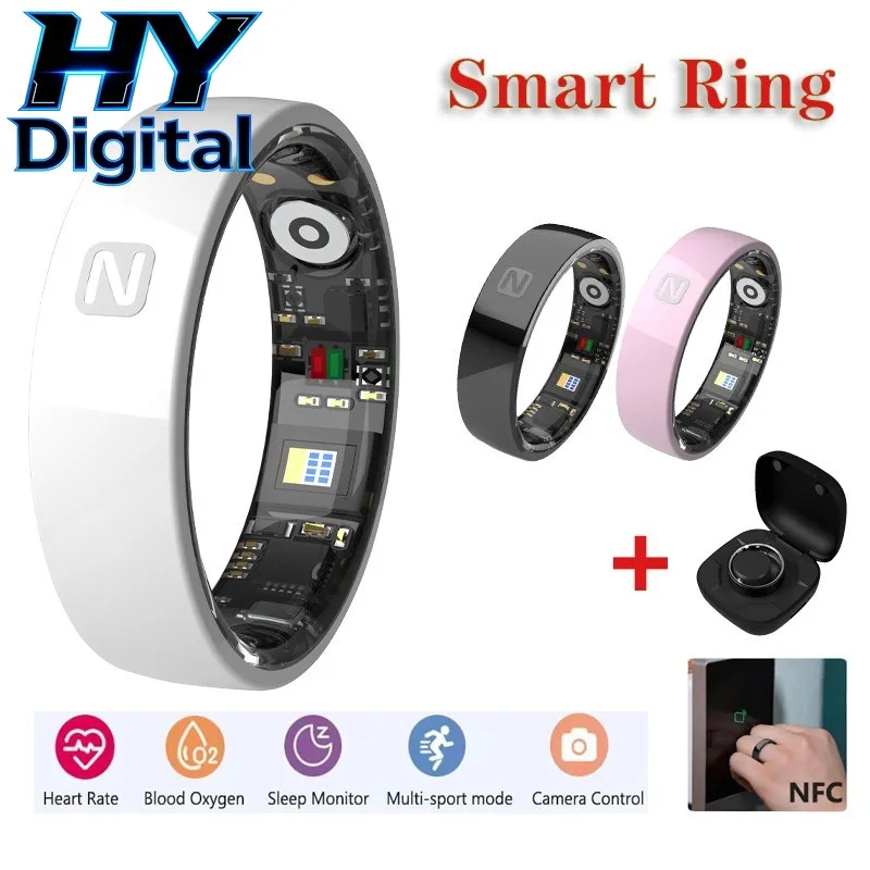 Outdoor Sport Activity - HY Digitaler Keramik Ultra-Dünner Smart Ring