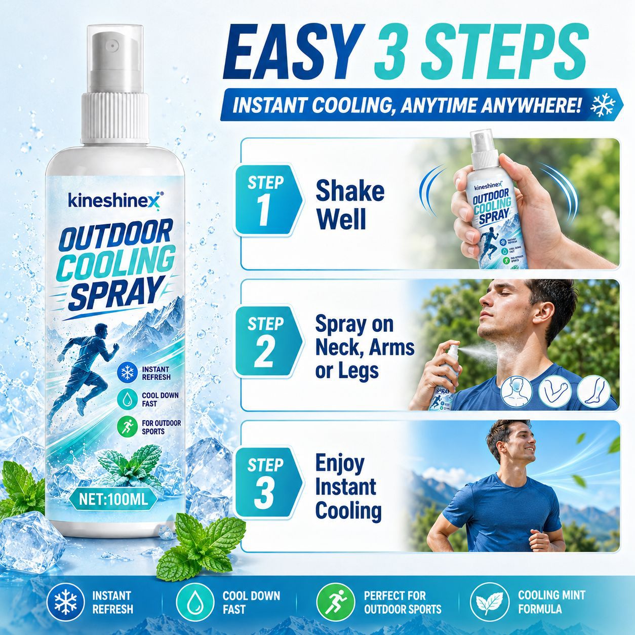 Outdoor-Kühlspray 100ml – Sofo – Outdoor Sport Activity Bewertung und Preis