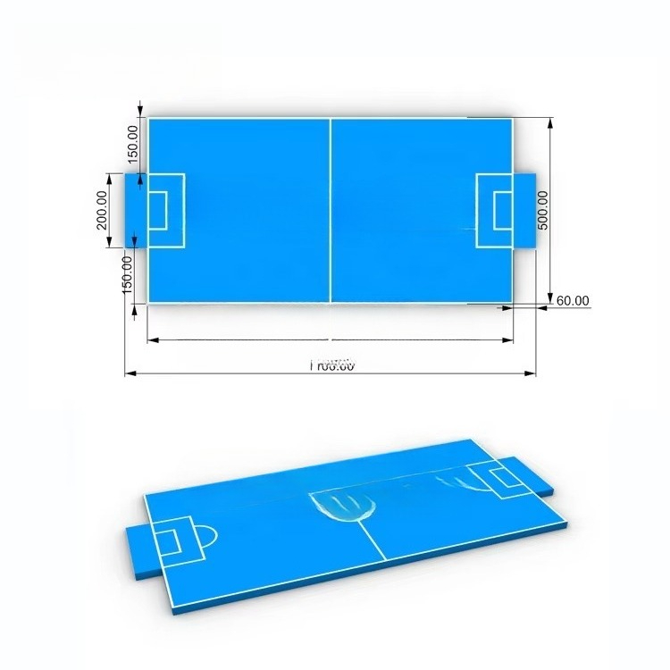 Tragbarer Indoor- und Outdoor- – Outdoor Sport Court Flooring Bewertung und Preis