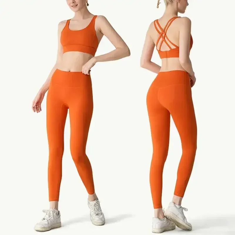 Damen 2-teiliges Yoga-Set: Sex – Outdoor Sport Leggings Bewertung und Preis
